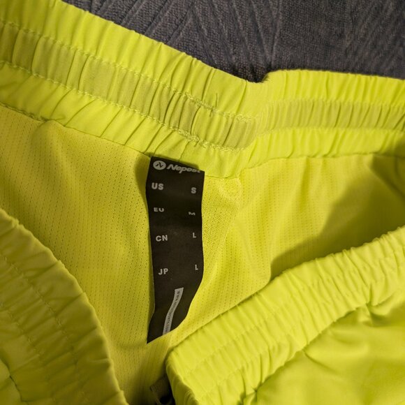 Nepest men's 3" inseam running workout gym shorts with liner and zipper pockets - Picture 4 of 5